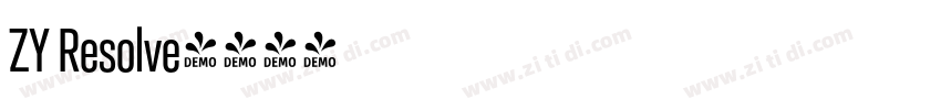 ZY Resolve字体转换